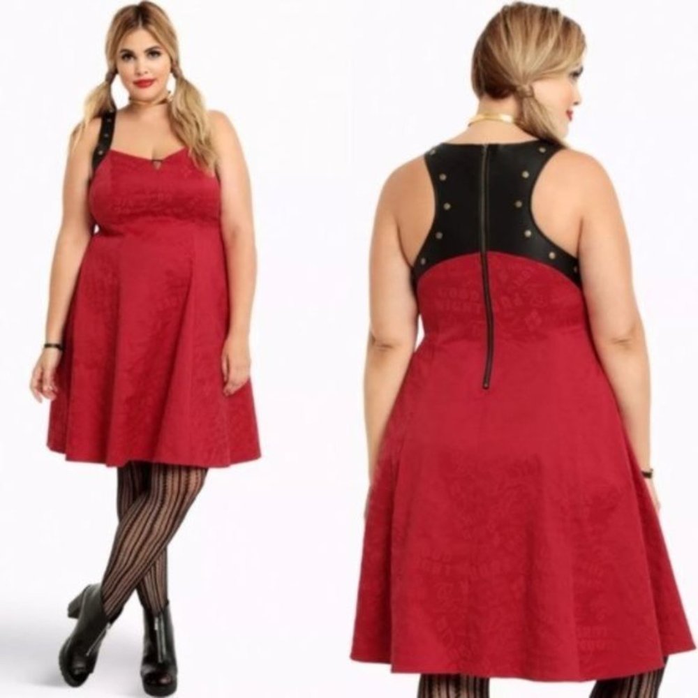Torrid Suicide Squad Harley Quinn Dress Sz 28